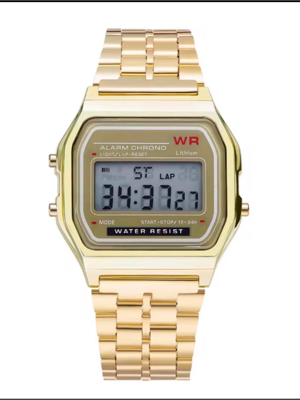 Casio Gold Digital Alarm Chronograph Watch